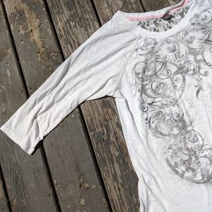 3/4 Sleeve Print Shirt Vanity XXL